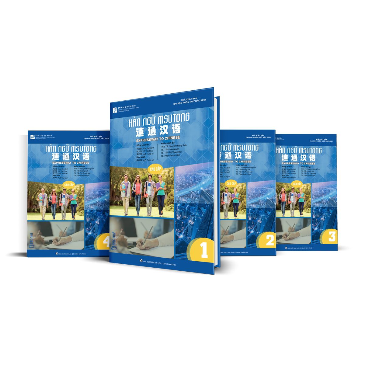 Combo Giao trinh han ngu MSUTONG cao cap quyen 1 2 3 4