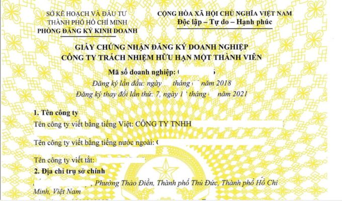 giay chung nhan dang ky kinh doanh la gi