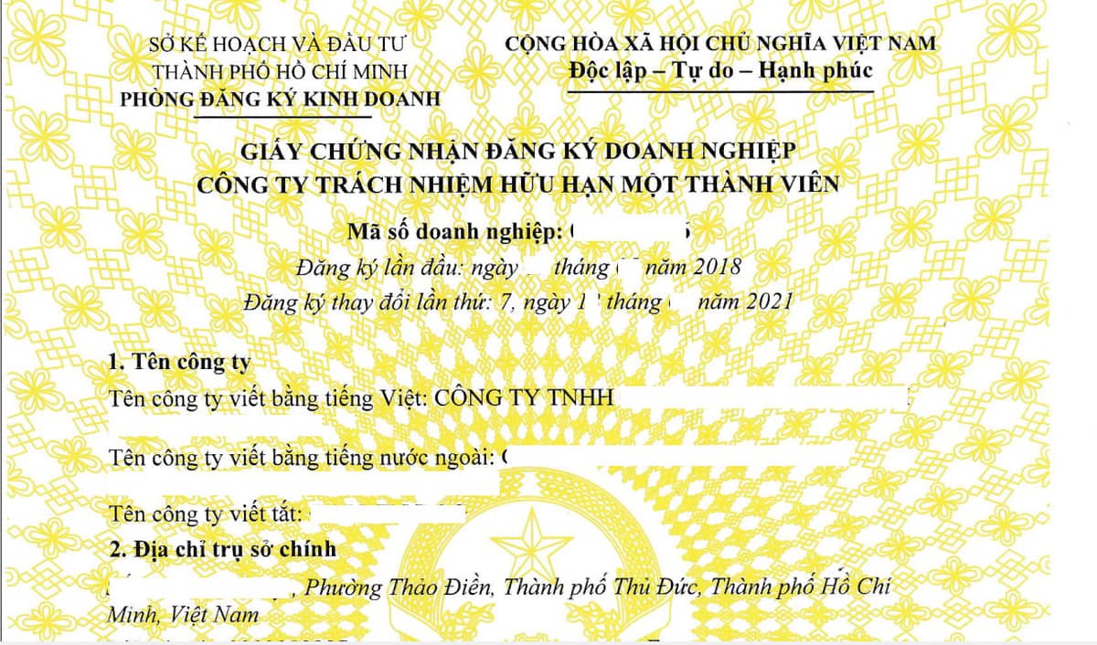 giay chung nhan dang ky kinh doanh la gi
