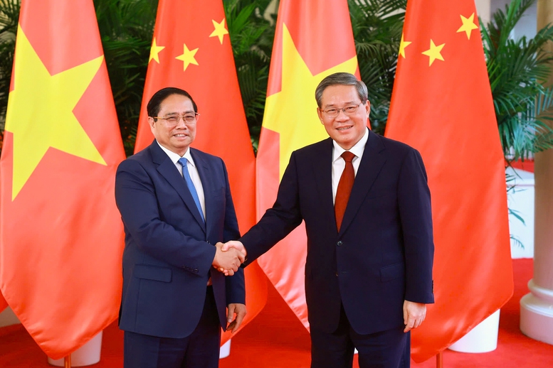 Thủ tướng Phạm Minh Chính hội đàm với Thủ tướng Trung Quốc Lý Cường<br>越南政府总理范明政与中国国务院总理李强举行会谈 1 img3762 1750768160528775743321