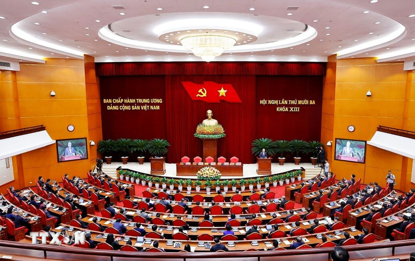 be mac hoi nghi lan thu 13 ban chap hanh trung uong dang khoa xiii 081025