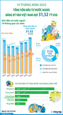 infographics 10 thang nam 2025 tong von fdi