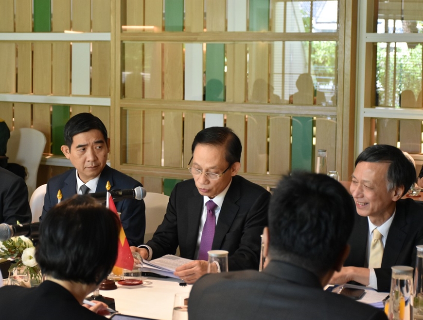 Bộ trưởng Bộ Ngoại giao Lê Hoài Trung thăm, làm việc tại Thái Lan<br>越南外交部长黎怀忠访问泰国 1 vn tl2