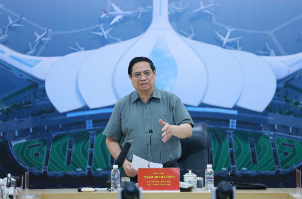 vna potal thu tuong kiem tra tien do thi cong cac hang muc du an cang hanh khong quoc te long thanh 8470694