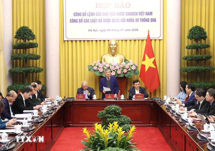 lenh cua chu tich nuoc cong bo 12 luat duoc ky hop thu 10 quoc hoi xv thong qua 0601 1