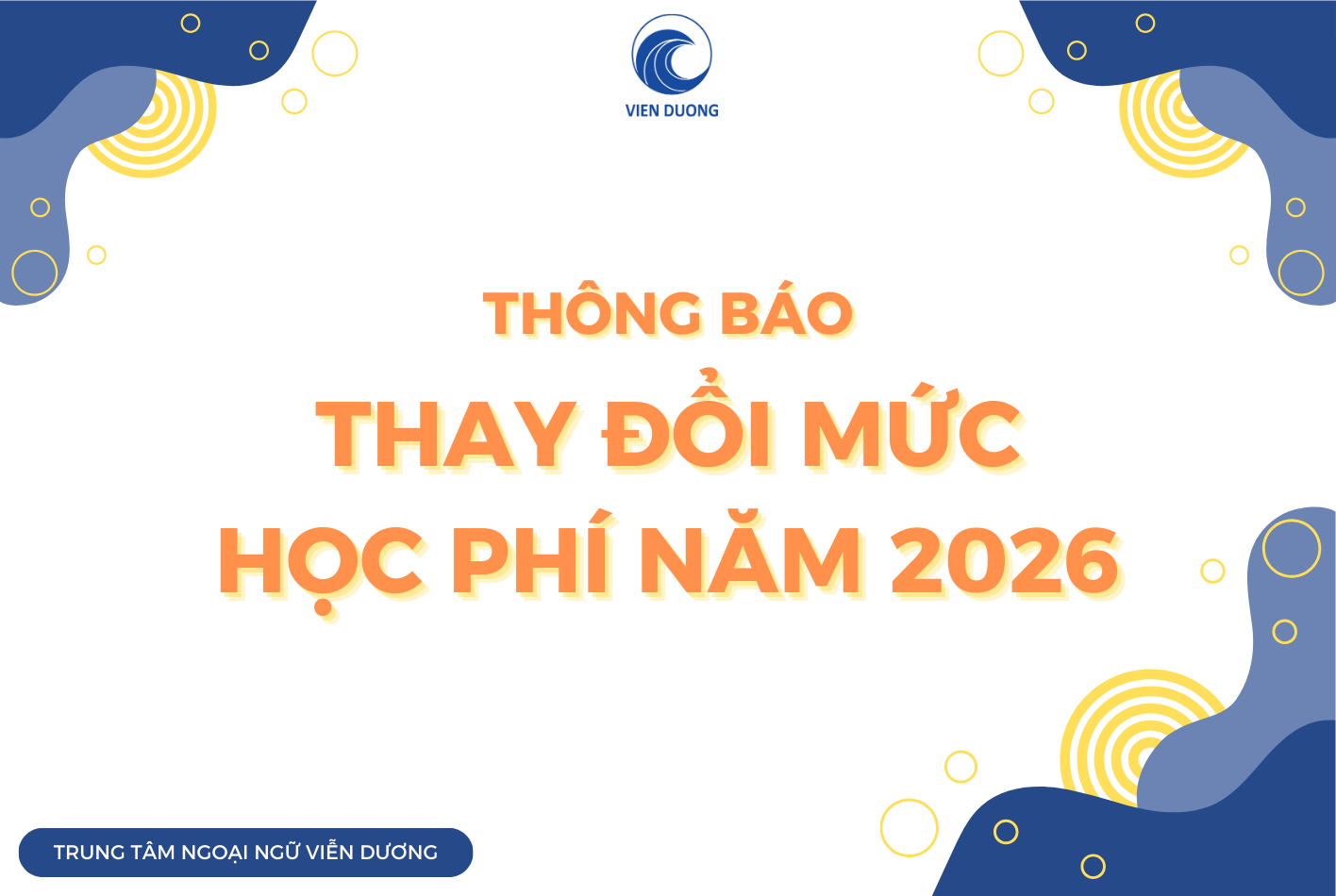 Thong bao thay doi hoc phi nam 2026