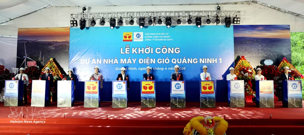 vna potal khoi cong nha may dien gio dau tien cua mien bac tai quang ninh 8720389