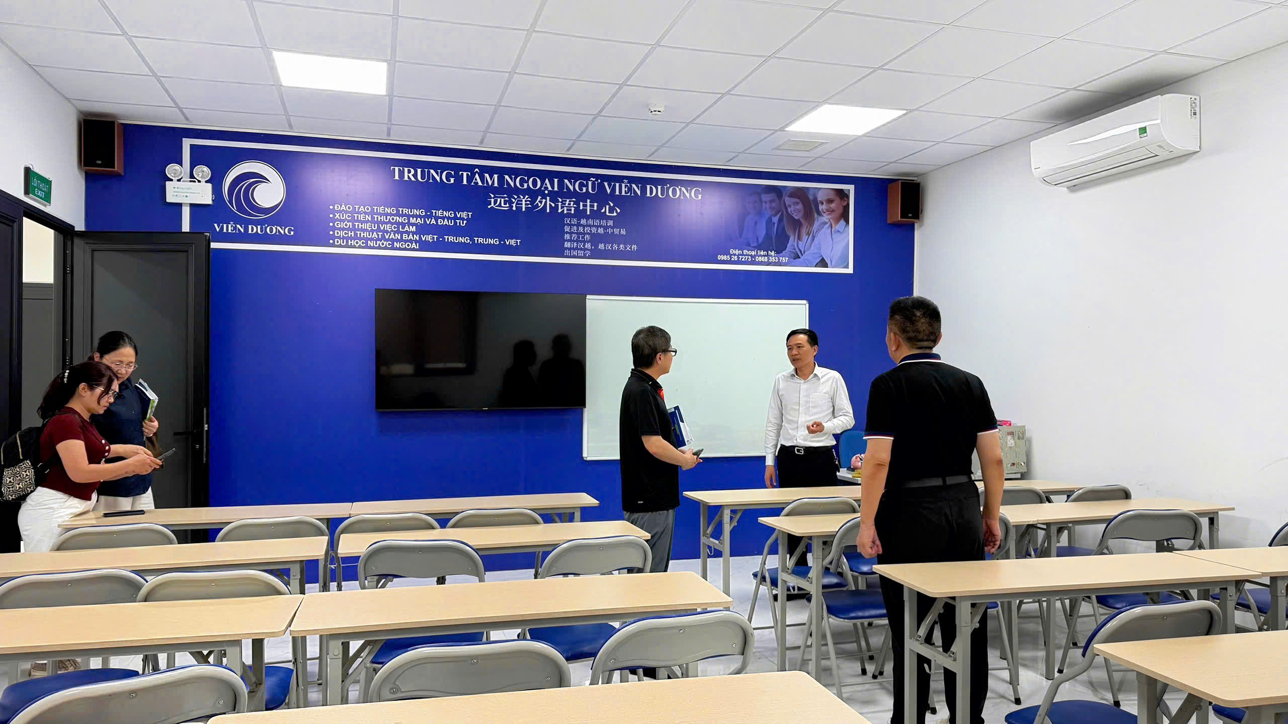 Thúc đẩy hợp tác giáo dục Hoa ngữ Việt - Trung: Trường Hoa kiều Quảng Tây thăm và làm việc tại Viễn Dương<br>推动越中文教育合作:广西华侨学校走访越南远洋 11 z7849879452592 502796bd5cd3e1cd913d3df8658a6b67