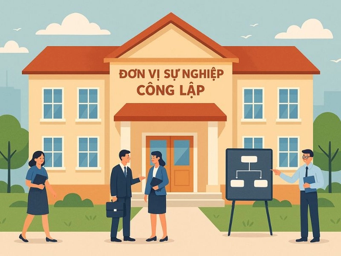 cap xa duoc quyet dinh thanh lap giai the don vi su nghiep cong lap thuoc cap